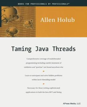 Paperback Taming Java Threads Book