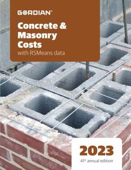 Paperback Concrete & Masonry Costs With RSMeans Data 2023 (Means Concrete & Masonry Cost Data) Book