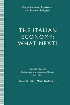Paperback The Italian Economy: What Next? Book