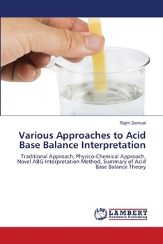 Paperback Various Approaches to Acid Base Balance Interpretation Book