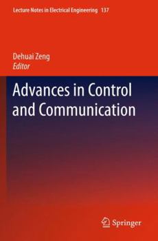 Paperback Advances in Control and Communication Book