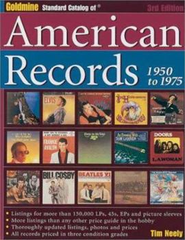 Paperback Goldmine Standard Catalog of American Records, 1950-1975 Book