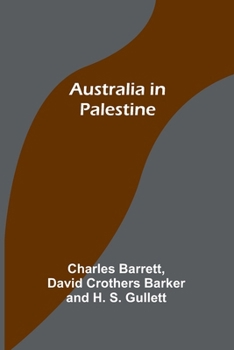 Paperback Australia In Palestine Book