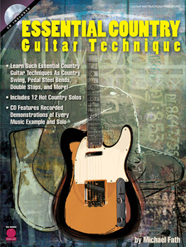 Paperback Essential Country Guitar Technique [With CD] Book