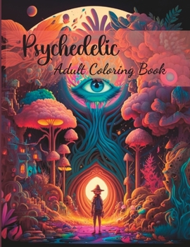 Paperback Psychedelic Adult Coloring Book