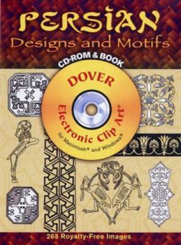 Paperback Persian Designs and Motifs [With CDROM] Book