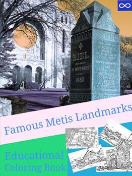 Paperback Famous Metis Landmarks Coloring Book