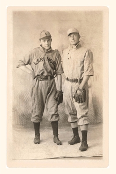 Paperback Vintage Journal Two Early Baseball Players Book