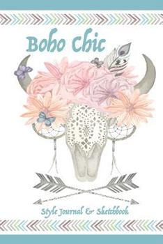 Paperback Boho Chic Style Journal & Sketchbook Book