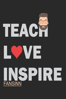 Paperback Funny School Teacher Notebook: Blank Paper Journal 6x9 - 120 Pages Book