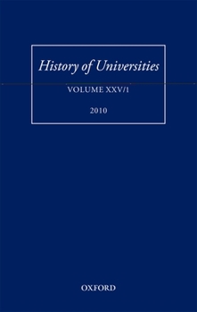 Hardcover History of Universities Book