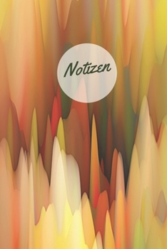 Notizen: Blanko Abstrakt Motiv Heft für Aufzeichnungen Lettering Handschrift zum Selbstgestalten | ein Tolles und Kreatives Geschenk (German Edition)