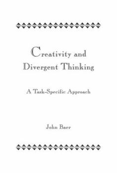 Paperback Creativity and Divergent Thinking: A Task-Specific Approach Book