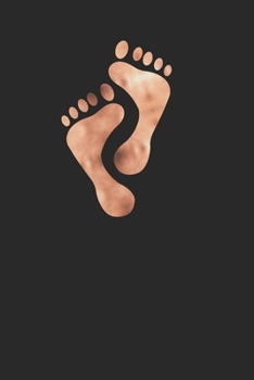 Paperback Rose Gold Beautiful Feet 120 Page Notebook Lined Journal Book