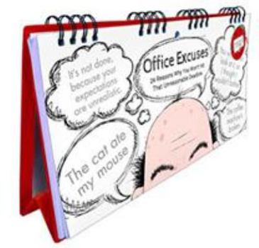 Hardcover OFFICE EXCUSES FLIP BOOK