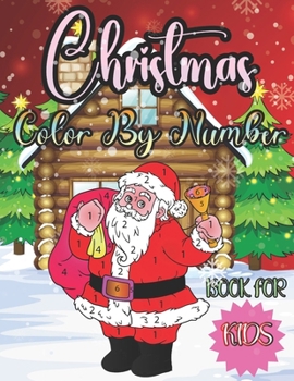 Paperback Christmas Color by Number Book for Kids Book