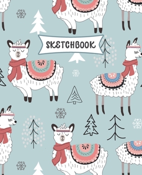 Paperback Sketchbook: Sleepy Llamas Sketch Book for Kids - Practice Drawing and Doodling - Sketching Book for Toddlers & Tweens Book