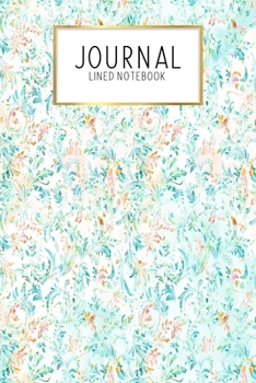 Journal Lined Notebook: Spring Boho Floral Springtime | Blank Lined Journal | Gratitude Journal | 6" x 9" 100 Pg |Motivational Quotes | Self-Care | Diary | Gift