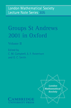 Paperback Groups St Andrews 2001 in Oxford: Volume 2 Book