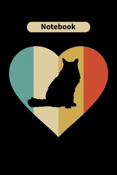 Notebook: SIBERIANS CAT Lover Gift for Cat Owners Diary | Blank Date & Blank Lined Notebook Journal | 6x9 Inch 120 Pages White Paper