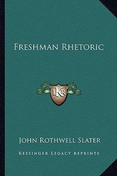 Paperback Freshman Rhetoric Book