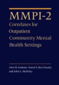 Hardcover Mmpi-2 Correlates for Outpatient Community Mental Health Settings Book