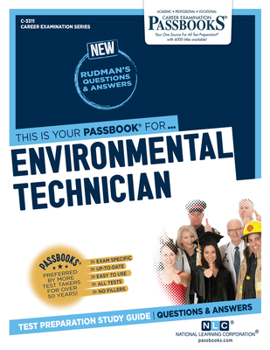 Paperback Environmental Technician (C-3311): Passbooks Study Guide Volume 3311 Book
