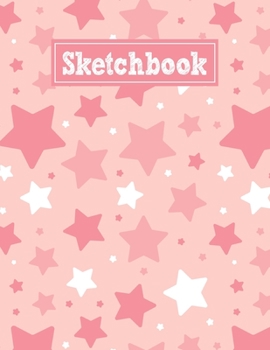Paperback Sketchbook: 8.5 x 11 Notebook for Creative Drawing and Sketching Activities with Stars Themed Cover Design Book