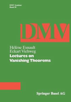Paperback Lectures on Vanishing Theorems Book