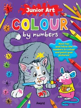 Paperback Colour by Numbers - Cat and Mouse: Featuring a Picture of the Finished Page for Extra Guidance Book