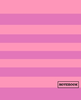 Paperback Wide Ruled Composition Notebook: Horizontal Stripe "PINK PASSION V1" for School and College for Writing and Notes Book