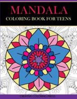 Paperback Mandala Coloring Book for Teens Book