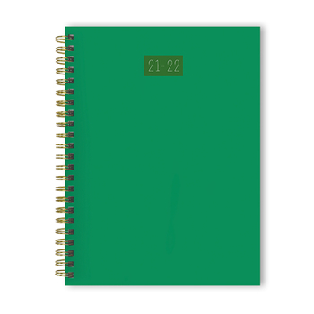 Calendar Cal 2022- Purely Green Academic Year Planner Book