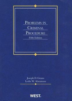 Paperback Problems in Criminal Procedure Book