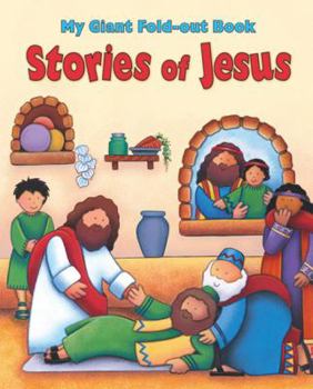 Hardcover Stories of Jesus: My Giant Fold-Out Book