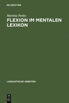 Hardcover Flexion im mentalen Lexikon [German] Book