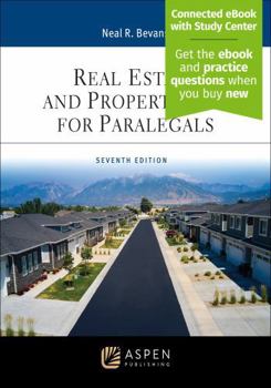 Paperback Real Estate and Property Law for Paralegals: Connected Ebook With Study Center (Aspen Paralegal) Book