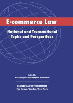 Hardcover E-Commerce: National and Transnational Topics and Perspectives Book