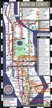 Loose Leaf Streetwise Manhattan Bus Subway Map - Laminated Subway & Bus Map of Manhattan, New York Book