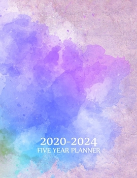 Paperback 2020 - 2024 Five Year Planner: 60 Months Calendar Planner and Yearly Organizer - January 2020 to December 2024 Book