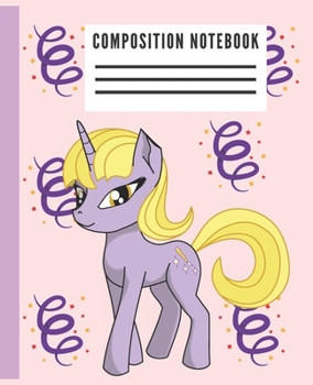 Paperback Wide Ruled Composition Notebook: Cute Rainbow Notebook Book