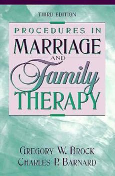 Paperback Procedures in Marriage and Family Therapy Book