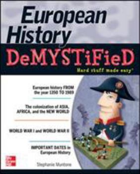 Paperback European History Demystified Book