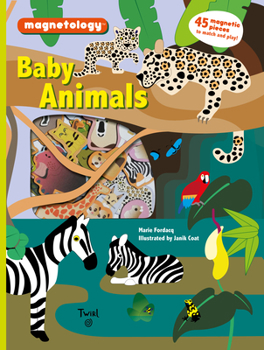 Hardcover Baby Animals: 45 Magnetic Pieces to Match and Play! Book