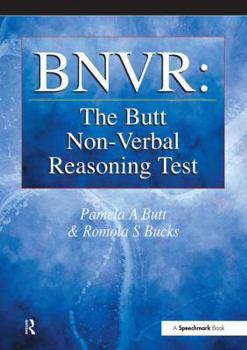 Paperback Bnvr: The Butt Non-Verbal Reasoning Test: The Butt Non-Verbal Reasoning Test Book