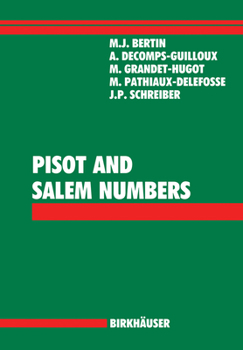 Hardcover Pisot and Salem Numbers Book