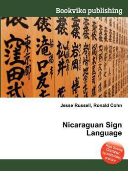Paperback Nicaraguan Sign Language Book