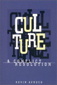 Paperback Culture and Conflict Resolution Book
