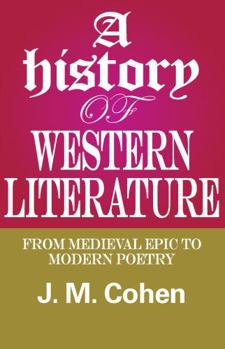 Paperback A History of Western Literature: From Medieval Epic to Modern Poetry Book