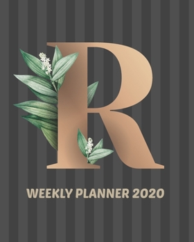 Paperback Weekly Planner 2020: January - December 2020 - Monthly View - Weekly View with Hourly AM/PM - Calendar Views - Monthly Review & Performance Book